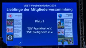 Platz 2 bei der VDST-Vereinsinitiative 2024